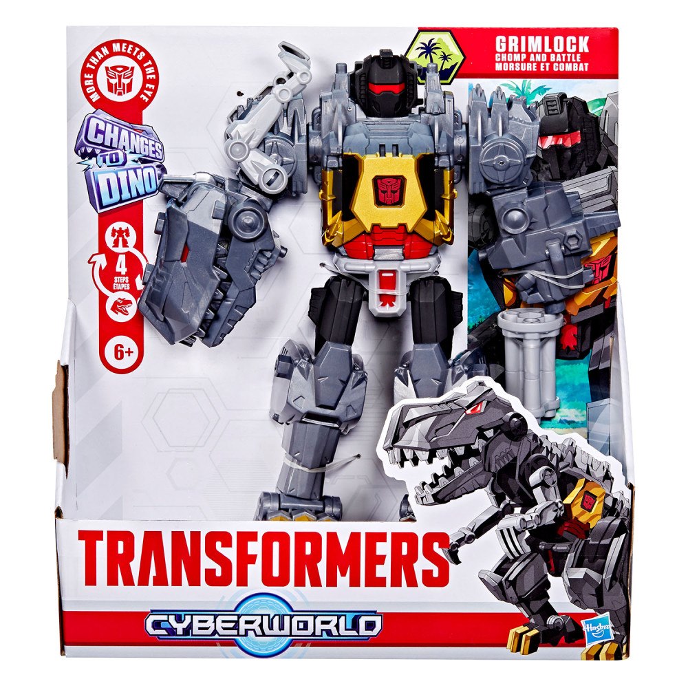 Transformers TRA CYBERWORLD CHOMP & BATTLE GRIMLOCK
