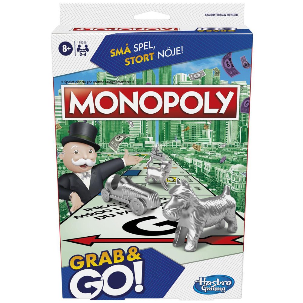 Hasbro Gaming MONOPOLY GRAB AND GO/ Travel (SE/FI)