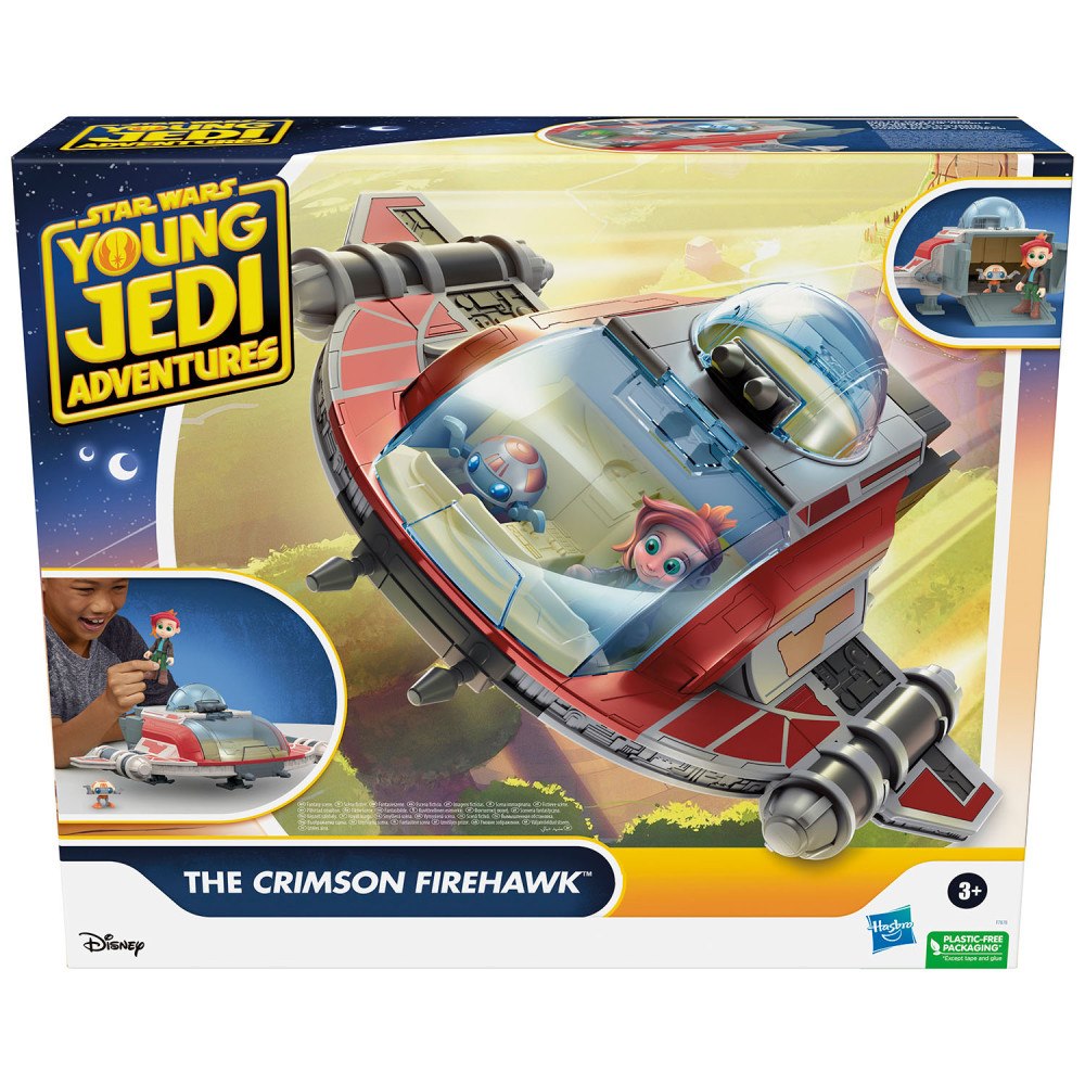 Star Wars SW Young Jedi 4in Playset The Crimson Firehawk