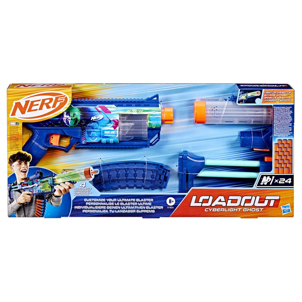 Nerf N1 Blaster Loadout Cyberlight Ghost