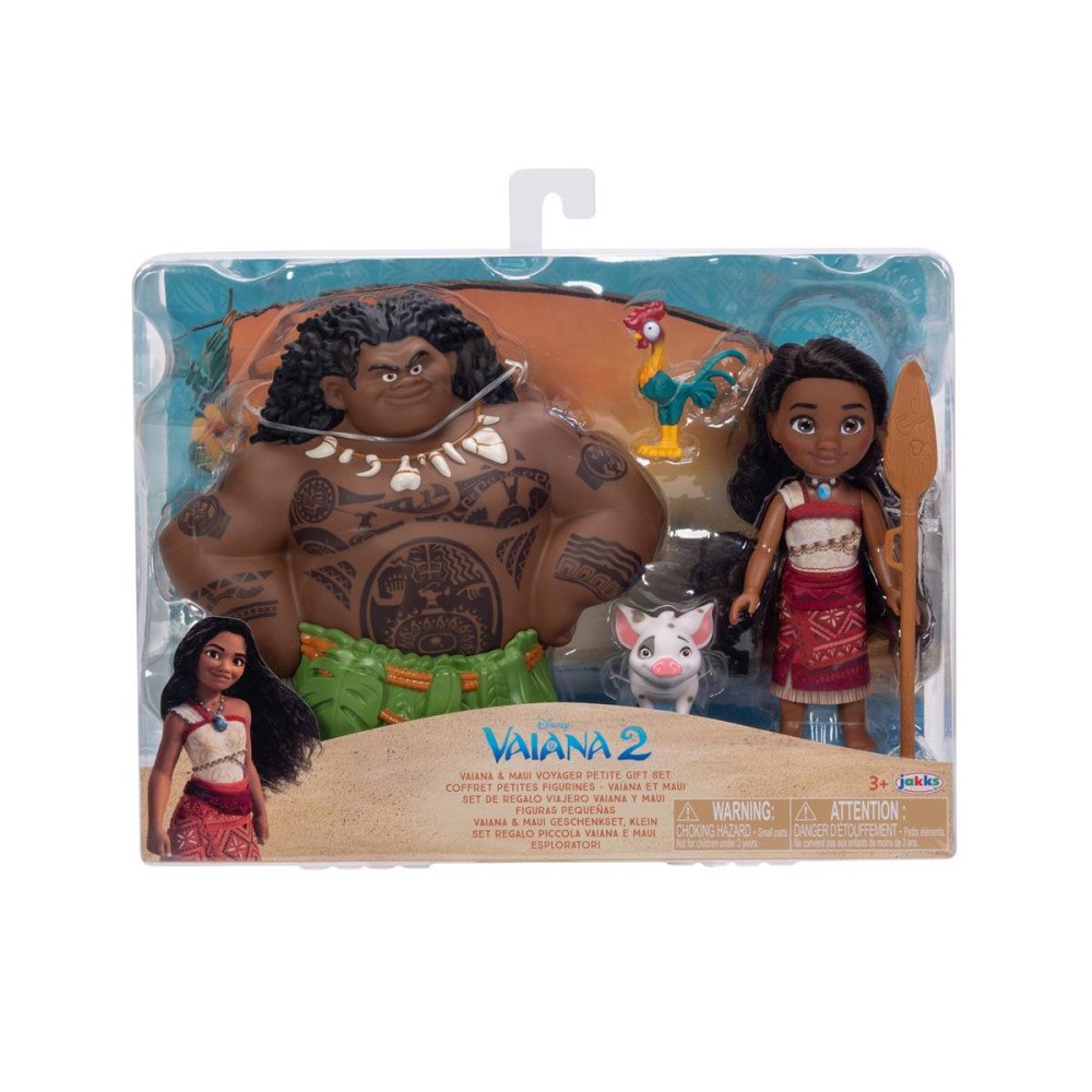 Disney Vaiana 2 6in Petite Doll Vaiana and Maui Gift Set