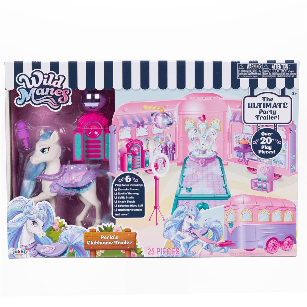JAKKS Pacific Wild Manes - Wild Manes Clubhouse Trailer