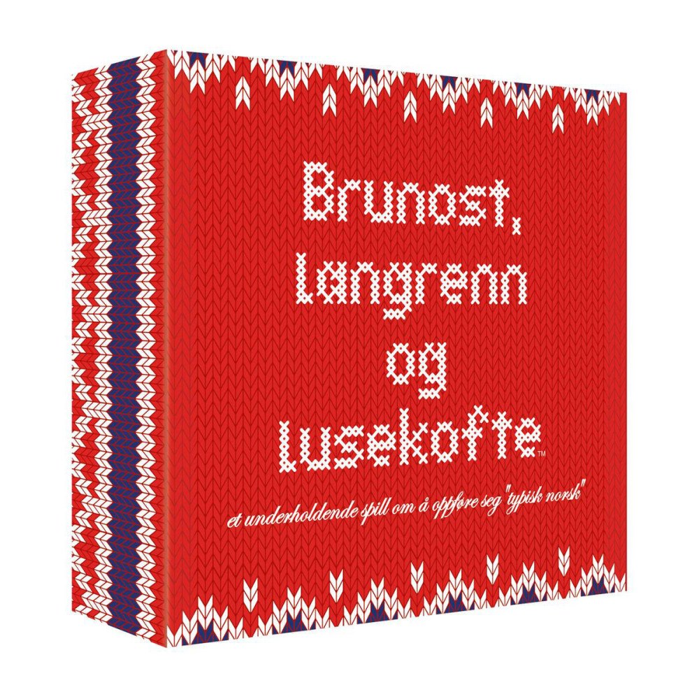 Kylskåpspoesi KYLSKPOESI Brunost. langrenn og lusekofte (NO)