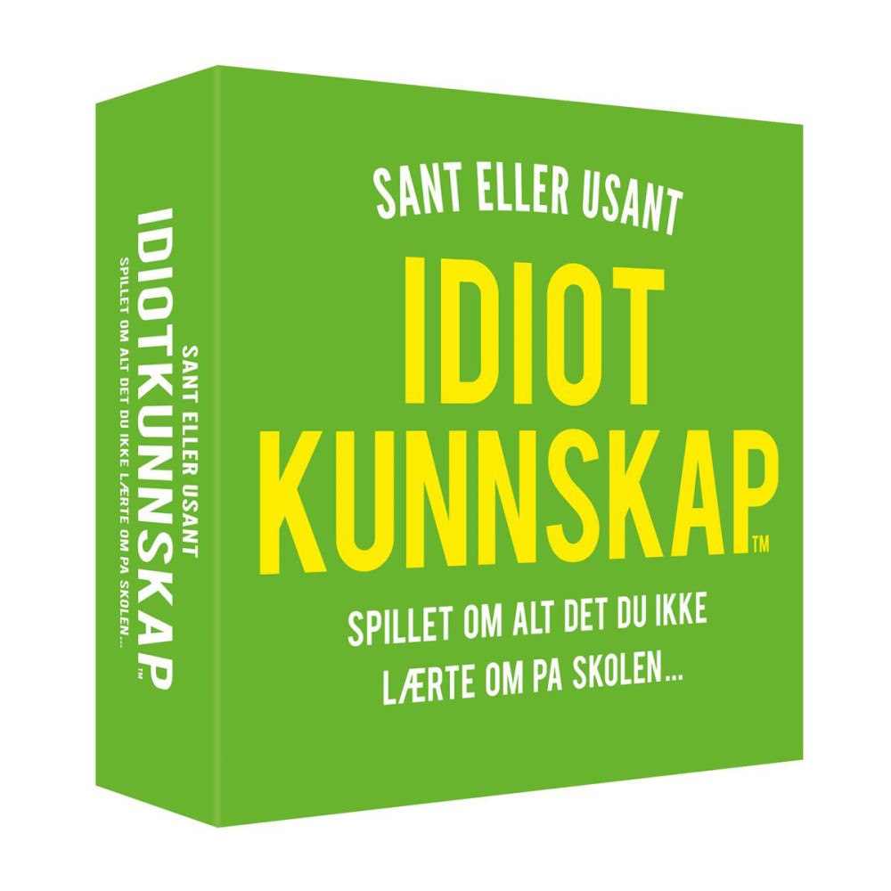 Kylskåpspoesi KYLSKPOESI Idiotkunnskap - Sant eller usant (NO)
