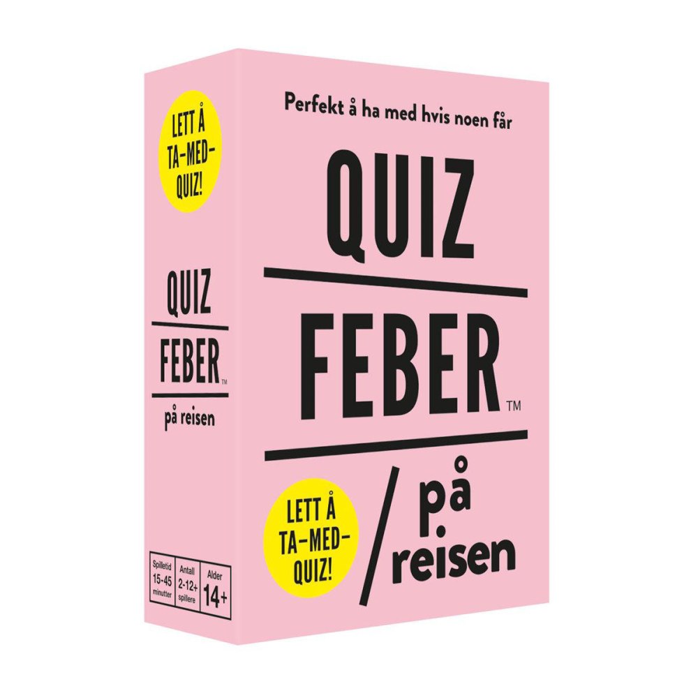 Kylskåpspoesi KYLSKPOESI Quizfeber - På reisen (NO)