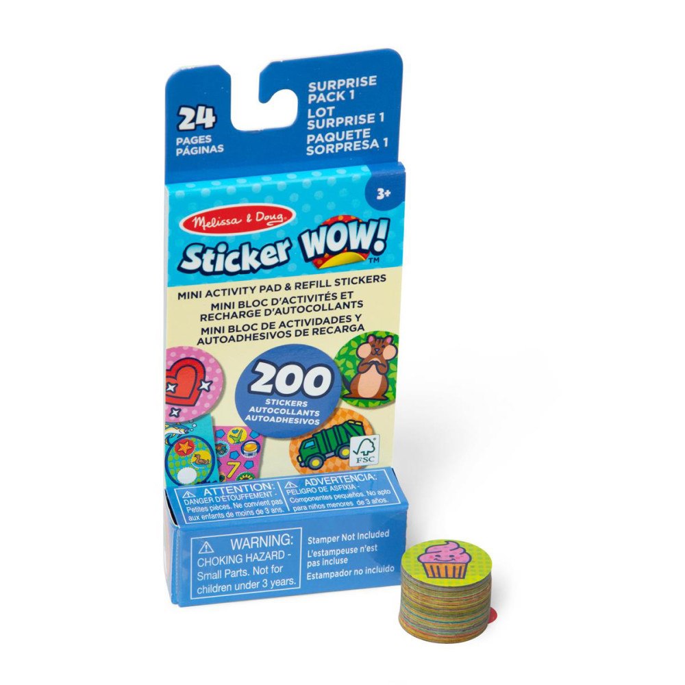 Melissa & Doug Sticker WOW! Mini Activity Pad with Refill