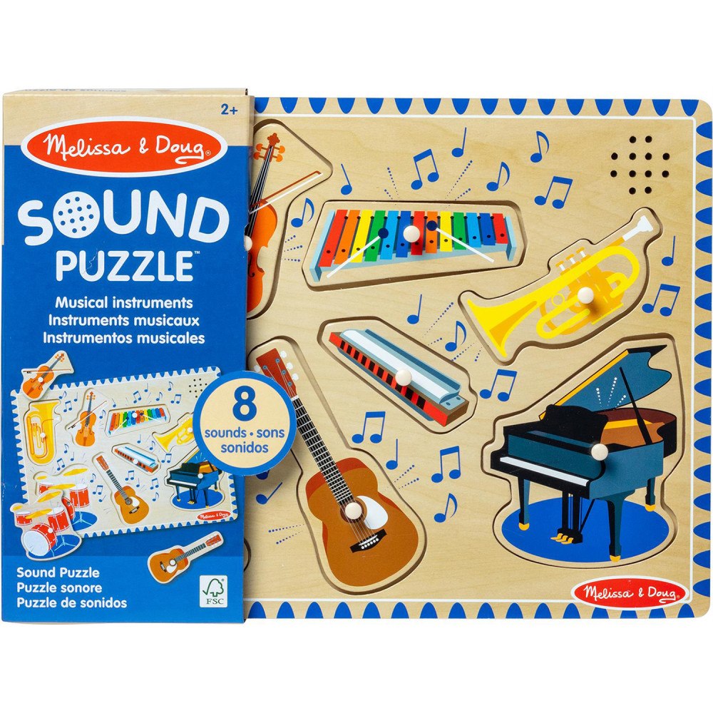 Melissa & Doug Sound Puzzle - Musical Instruments
