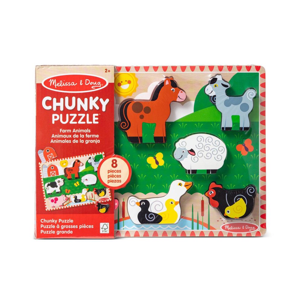 Melissa & Doug Farm Chunky Puzzle
