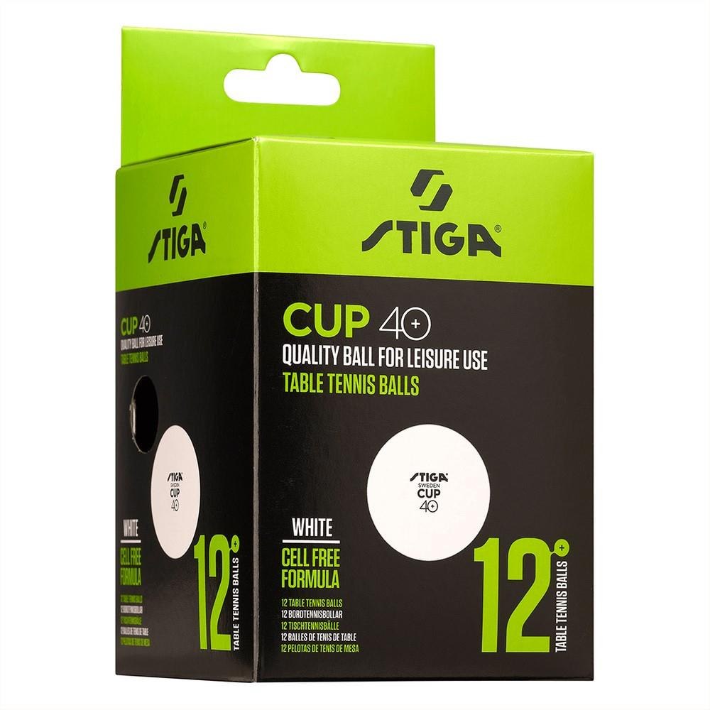 STIGA SPORTS Cup 12-pack ABS, white