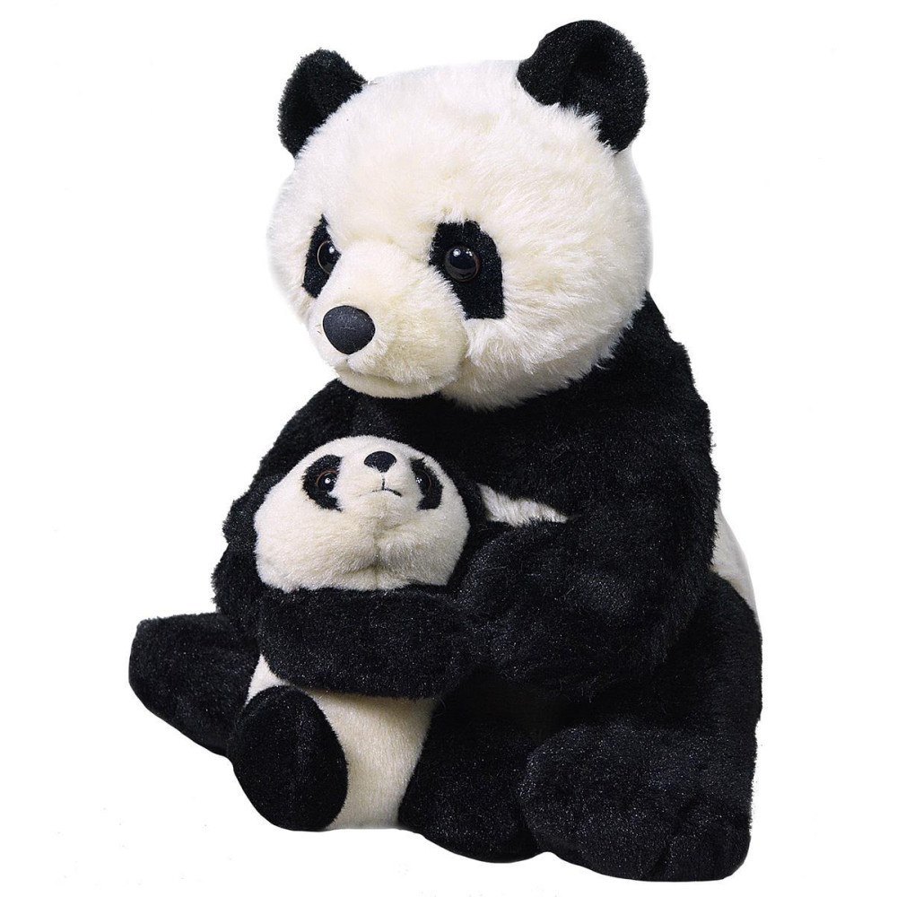 Wild Republic WR Mom & Baby, Panda