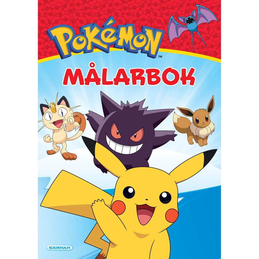 POKEMON Pokémon målarbok