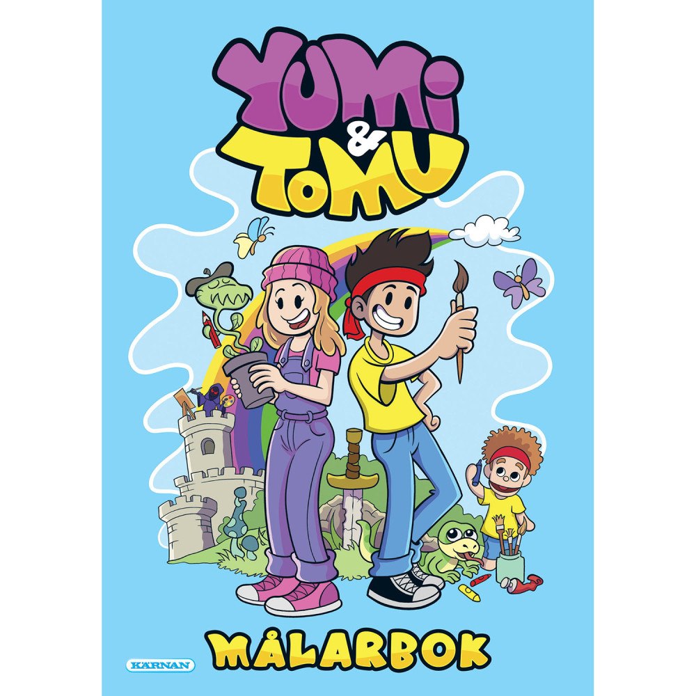 YUMI & TOMU Yumi & Tomu målarbok