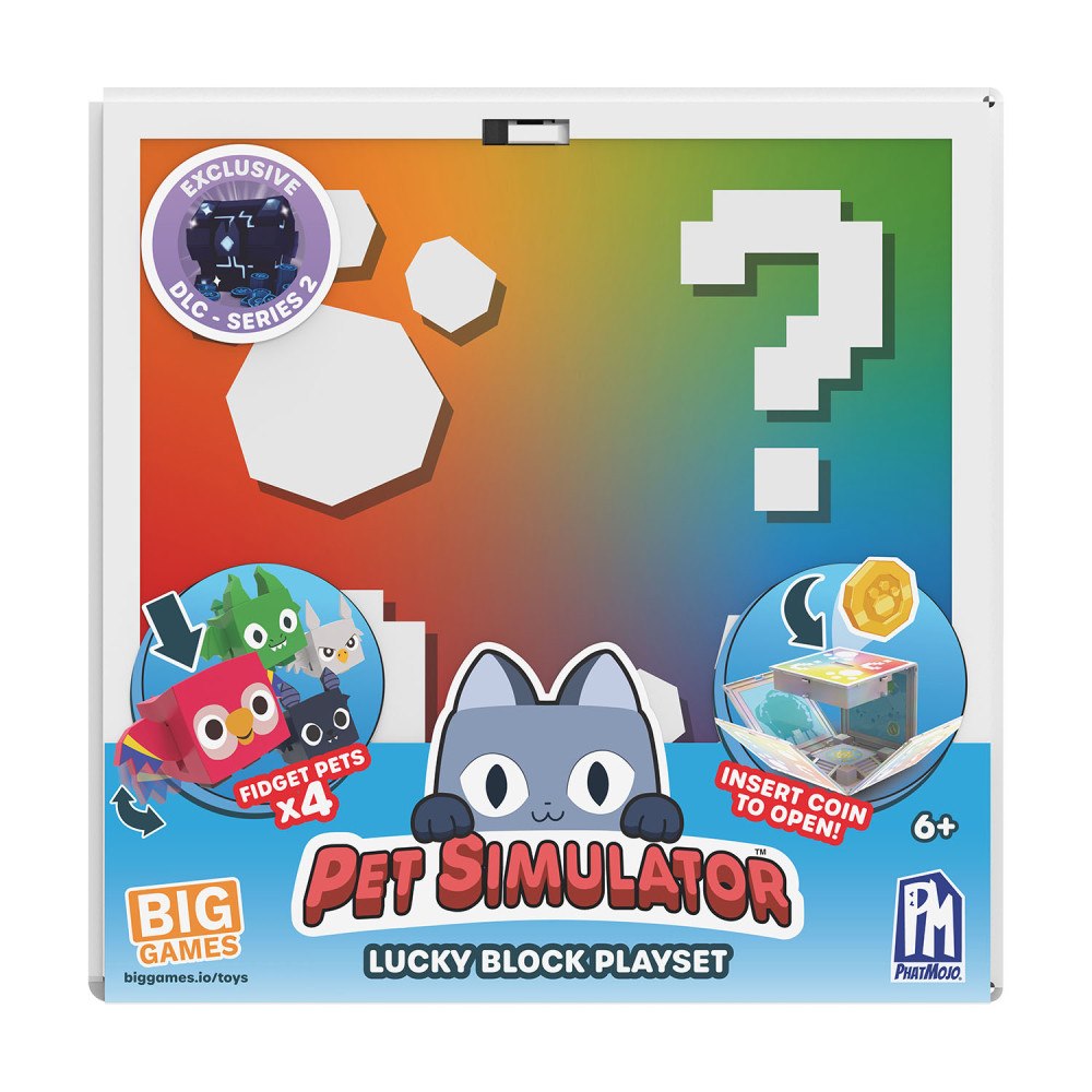 Roblox PET SIMULATOR LUCKY BOX 4PK PLAYSET S2