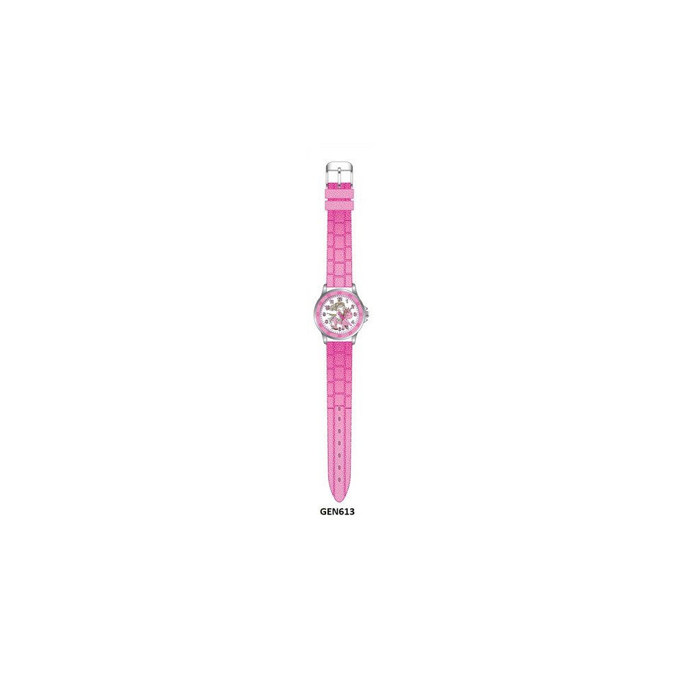 ACCUTIME TIME TEACHER WATCH PINK PONY