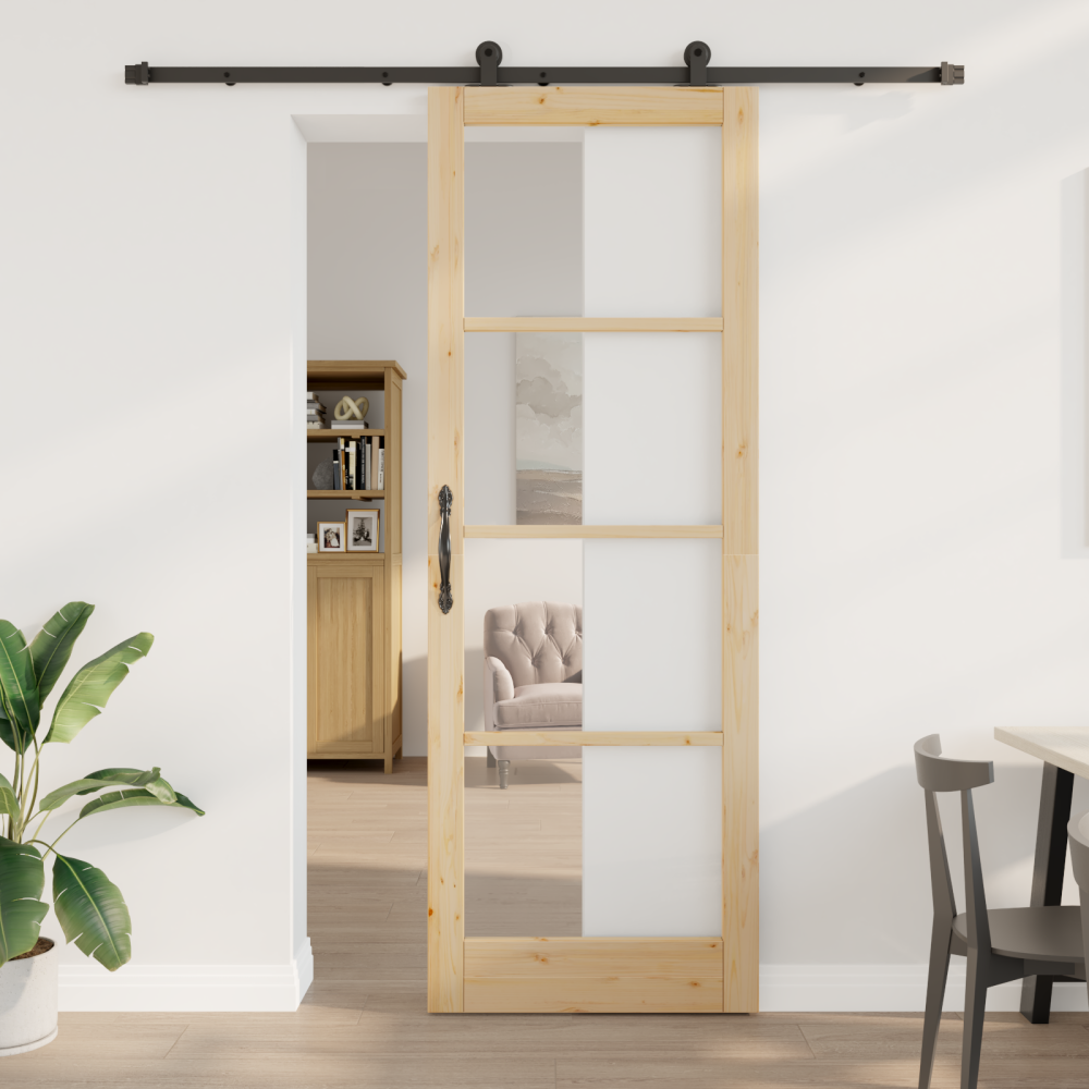 vidaXL glidande dörr med beslag 'ORKDAL'83x232 cm