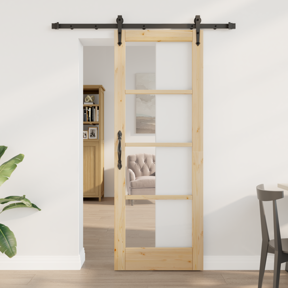 vidaXL skjutdörr med hardware-set 'ORKDAL'73.5 x 198.5 cm
