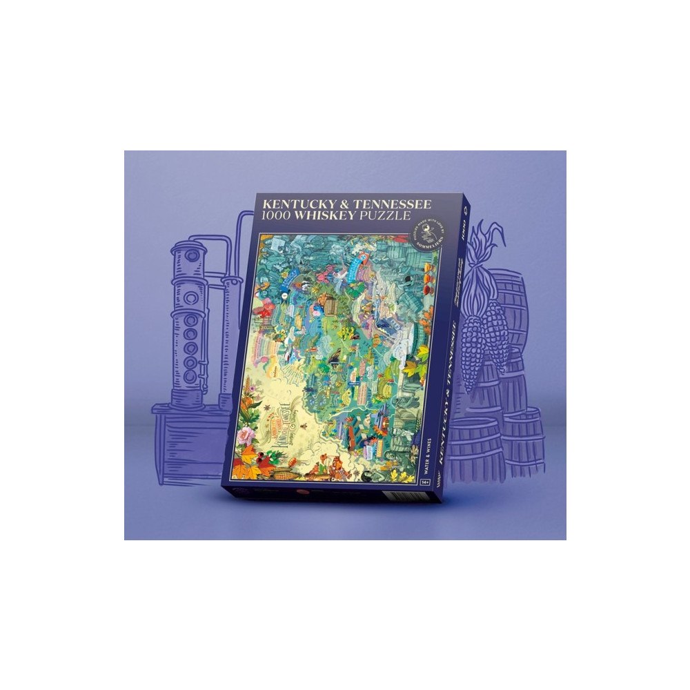 Water & Wines Whiskeypussel - Kentucky & Tennessee