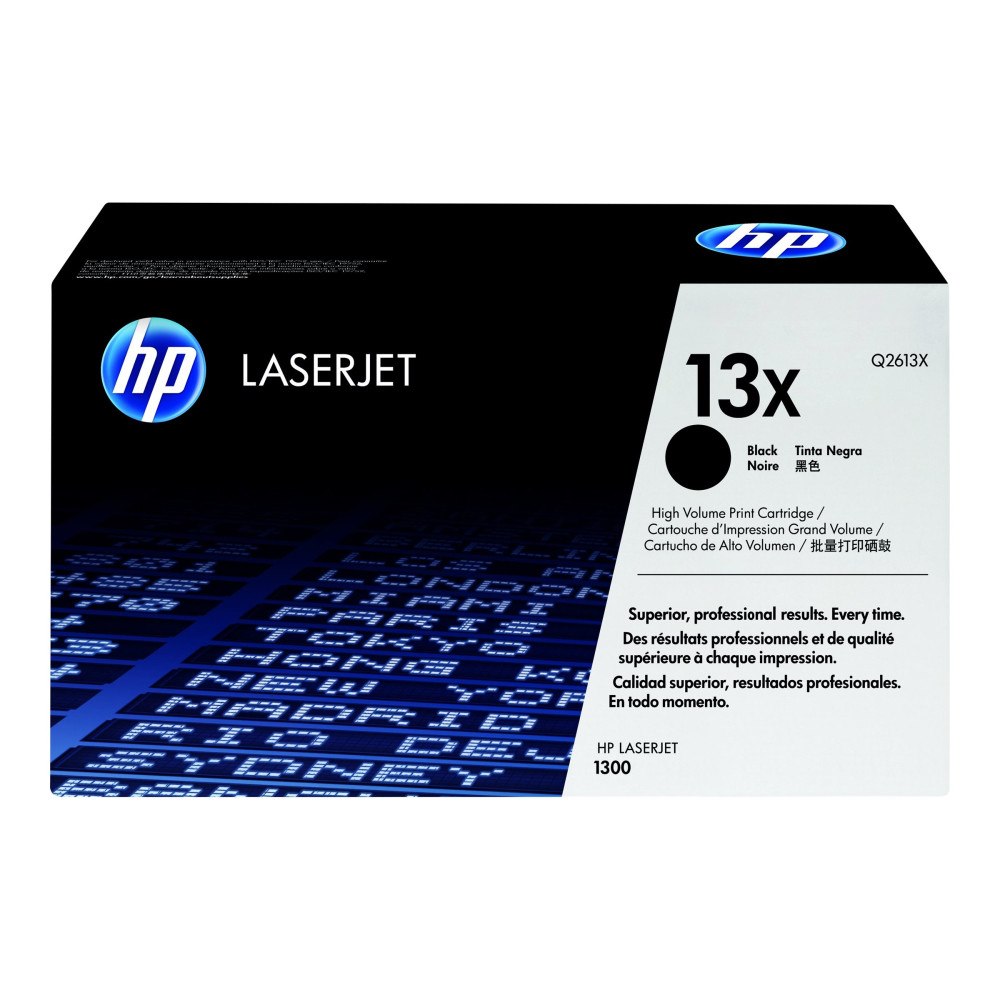 Hewlett-Packard HP 13X - Lång livslängd - svart - original - LaserJet - tonerkassett (Q2613X)