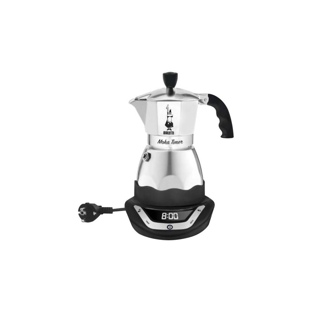Bialetti Bialetti Moka Timer - elektrisk kaffebryggare - svart