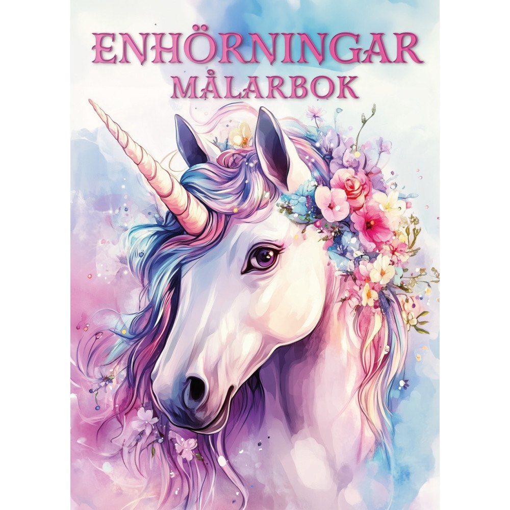 Tukan Förlag Enhörningar målarbok (häftad)