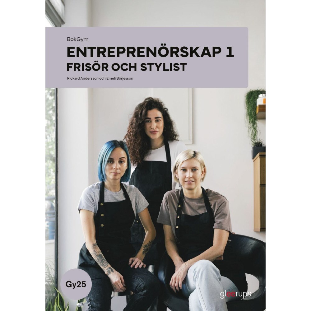 Emeli Börjesson BokGym Entreprenörskap 1, Frisör, bok, Gy25 (bok, spiral)
