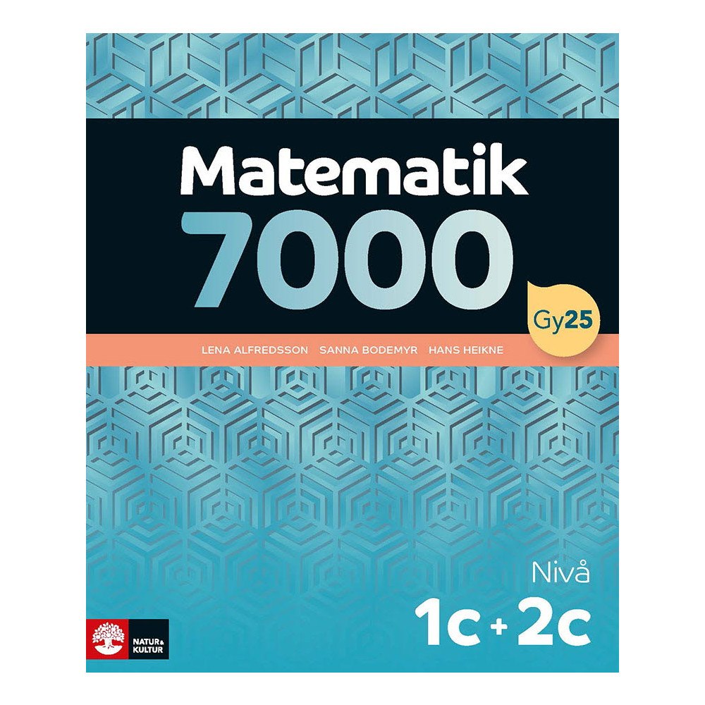 Lena Alfredsson Matematik 7000 nivå 1c+2c (häftad)