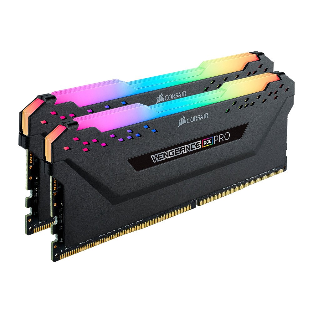 Corsair CORSAIR Vengeance RGB PRO - DDR4 - sats - 16 GB: 2 x 8 GB - DIMM 288-pin / PC4-28800 - ej buffrad