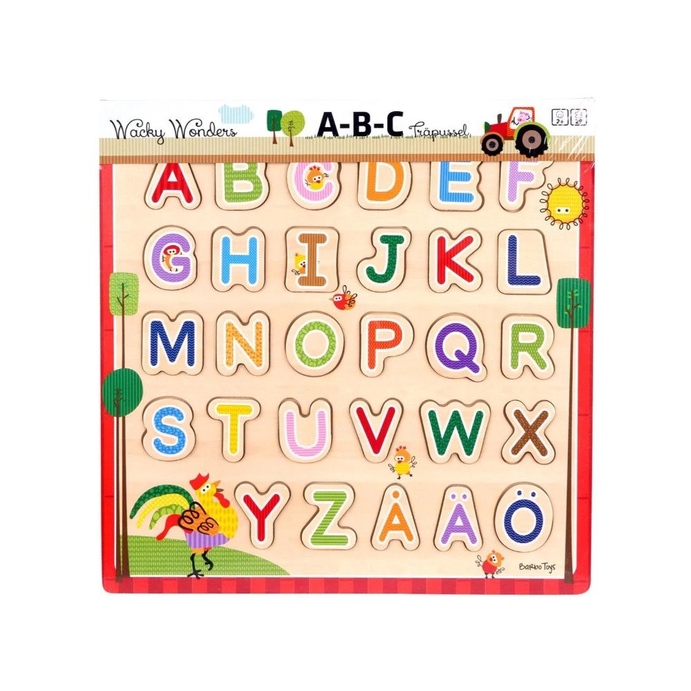 Barbo Toys Barbo Classic Wooden ABC Pussel (SE)