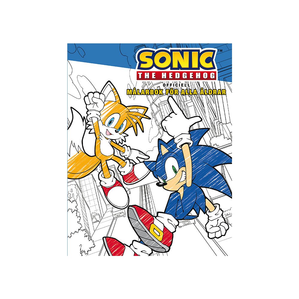 Sonic The Hedgehog Sonic the Hedgehog: Målarbok för alla åldrar