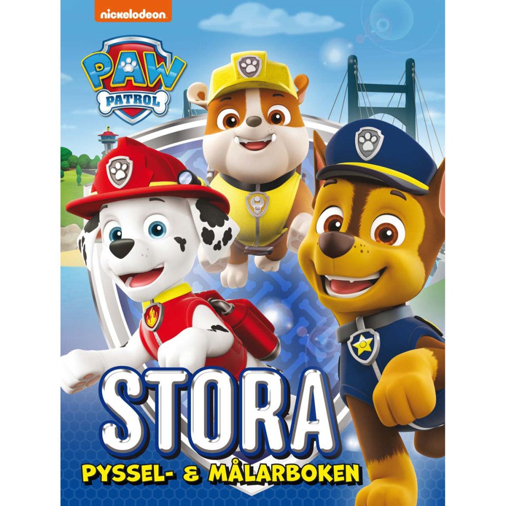 Paw Patrol Paw Patrol : Stora pyssel- och målarboken