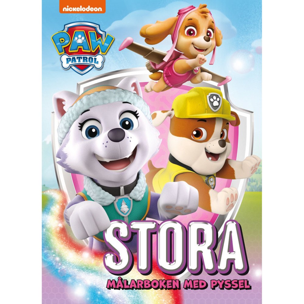 Paw Patrol Paw Patrol : Stora målarboken med pyssel