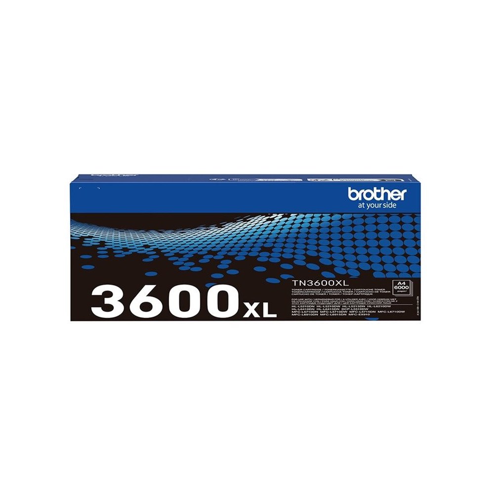 Brother Brother TN3600XL - hög kapacitet - svart - original - tonerkassett