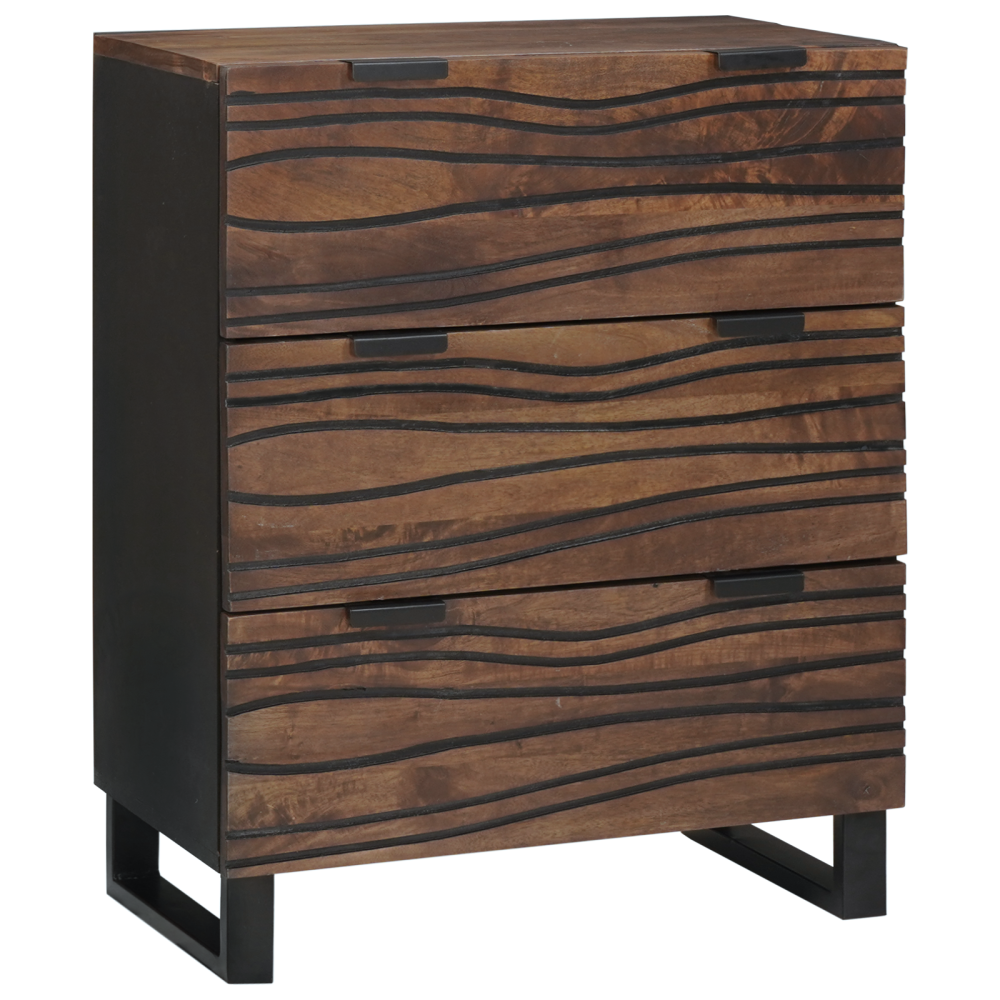 vidaXL Sideboard 60x33,5x75 cm Massivt trä mango