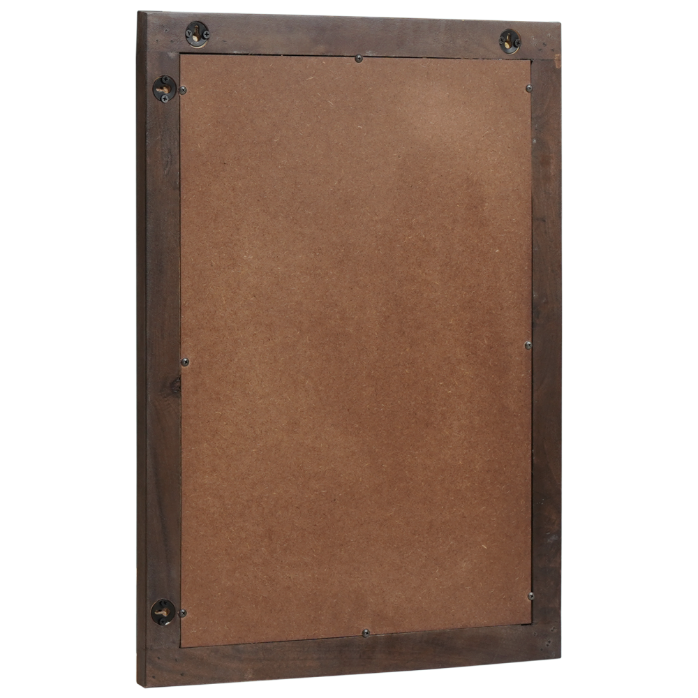 vidaXL <strong> Badrumsspegel</strong>, 50x70x3 cm, tillverkad av massivt mangoträ.