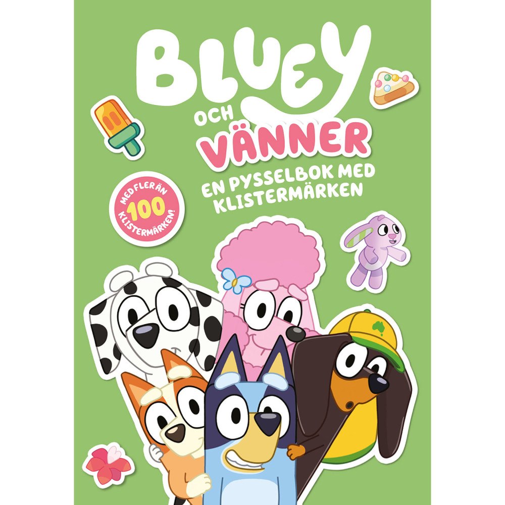 Bluey Bluey och vänner: En pysselbok med klistermärken