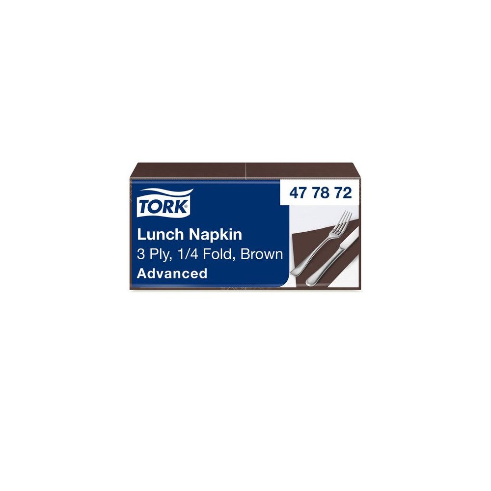 TORK Servett TORK Lunch 3-lags brun 150/fp