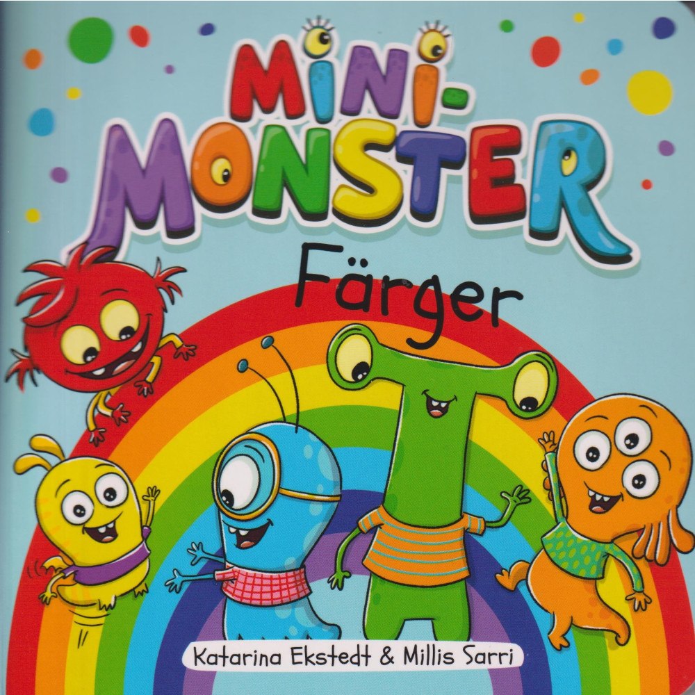 Triumf förlag Minimonster färger (bok, board book)