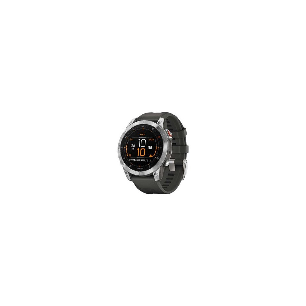 Garmin Garmin epix Gen 2 - slate steel - sportklocka med band - 16 GB
