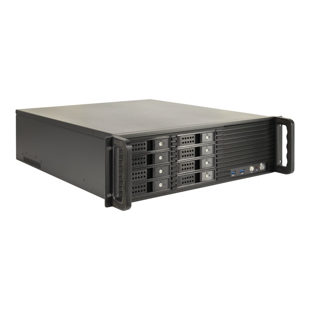 Inter-Tech Elektronik Handels Inter-Tech IPC 3U-3508 - kan monteras i rack - ATX