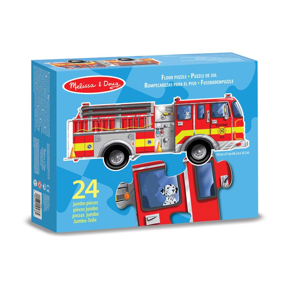 Melissa & Doug Giant Fire Engine Floor (24 pc)