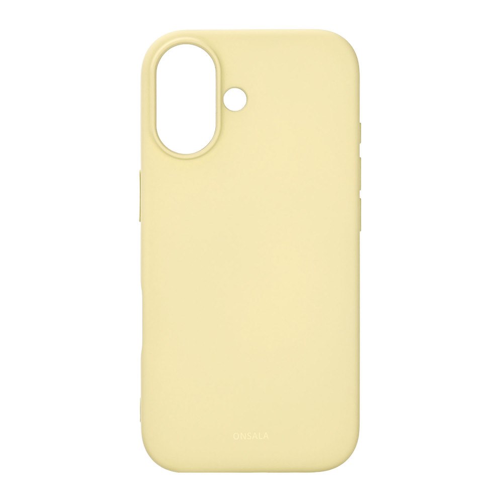 ONSALA Back Sil Touch Recycled MagSerie iPhone 17 Lemon New