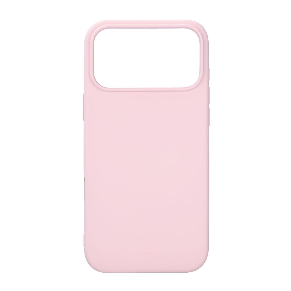 ONSALA Back Sil Touch Recycled MagSerie iPhone 17 Pro Max Chalk Pink
