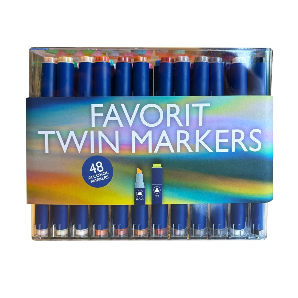 Legind A/S Dual markers, 2-i-1-tusch : 48 st i ask