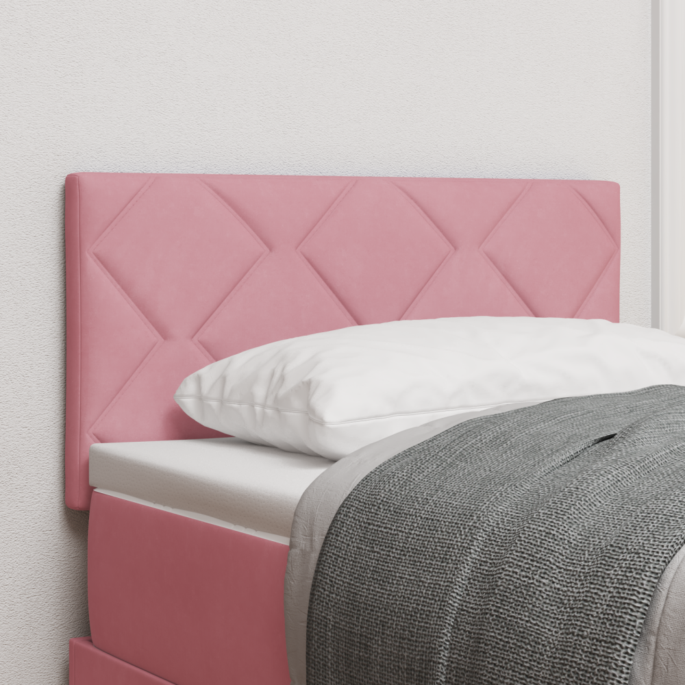 vidaXL LED huvuddyna Rosa 80 cm Sammet