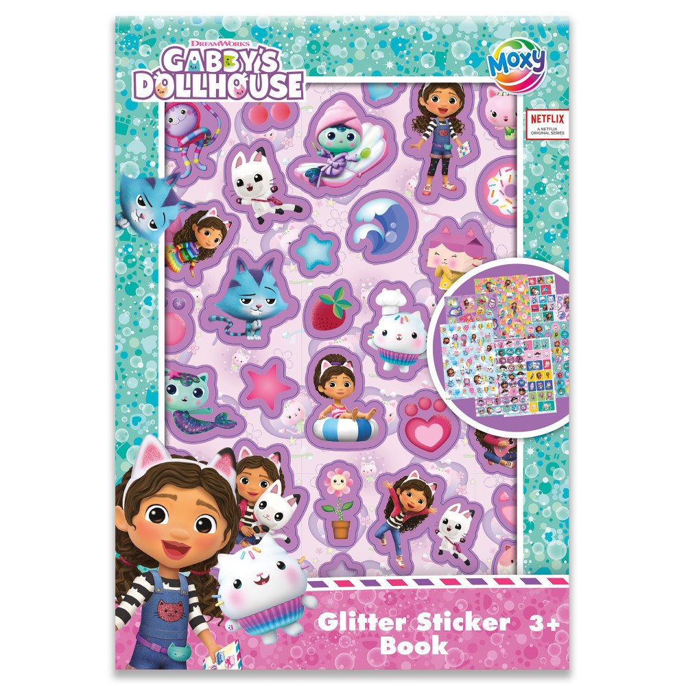 Legind A/S Gabby klistermärken med glitter : 8 ark, A5