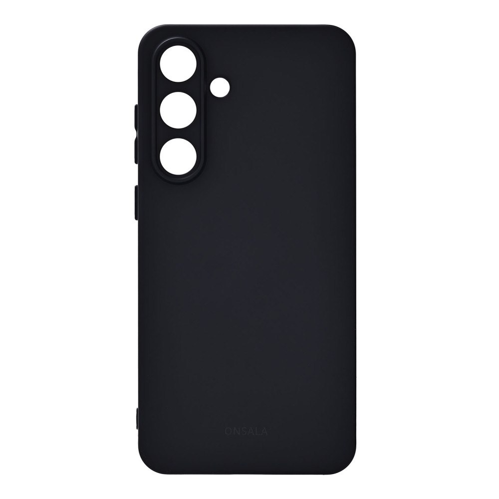 ONSALA Back Silicone Touch Recycled Samsung Galaxy S25 FE 5G Black