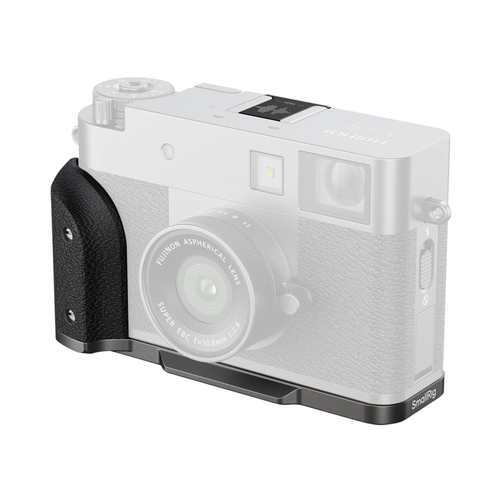 SMALLRIG SmallRig 5217 L-Shaped Mount Plate with Silicone Handle for FUJIFILM X half Charcoal Silver