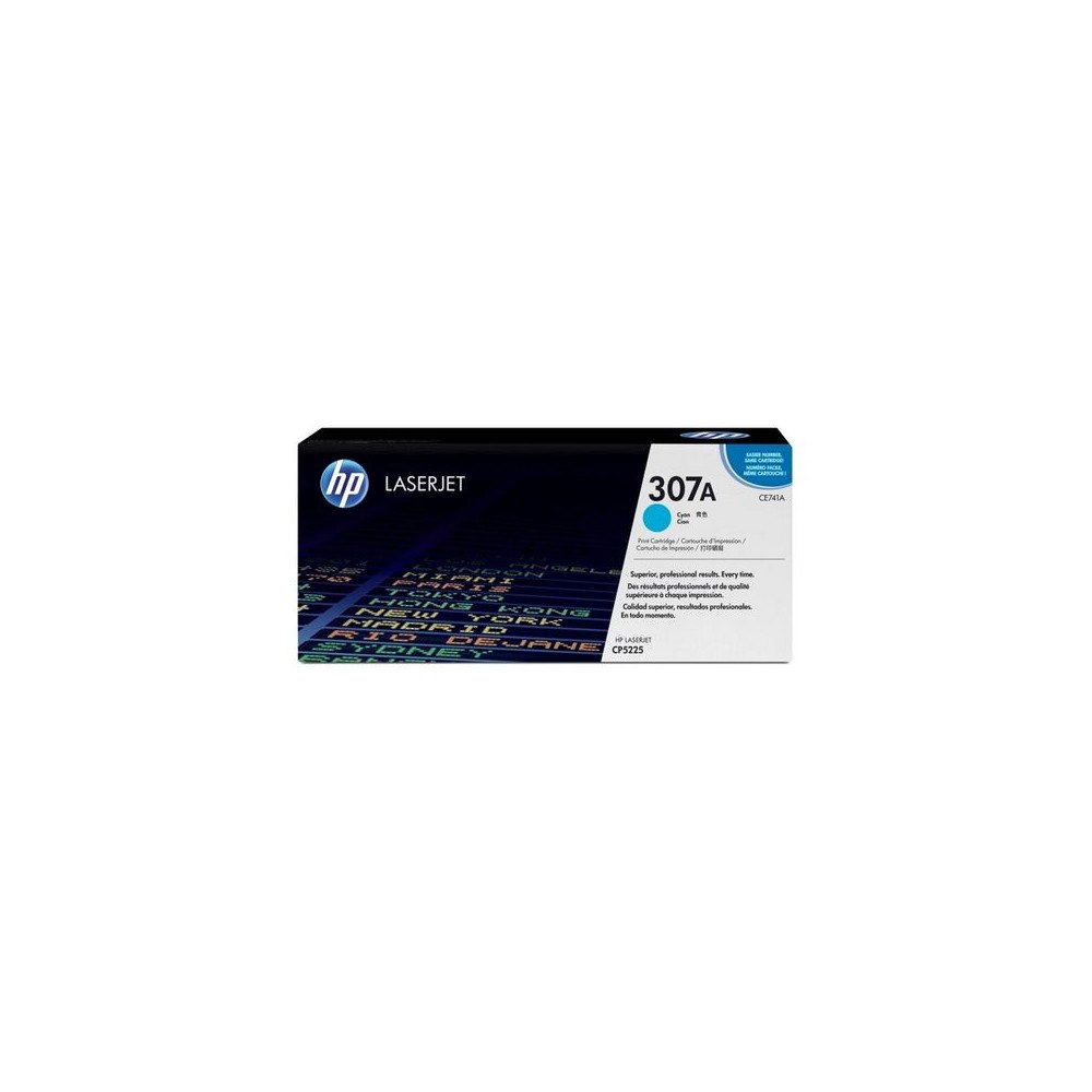 HP Toner HP CE741A 307A 7,3K cyan