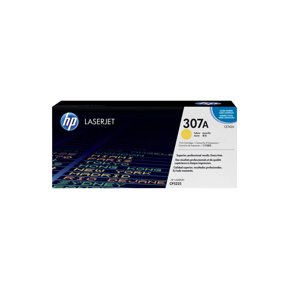 HP Toner HP CE742A 307A 7,3K gul