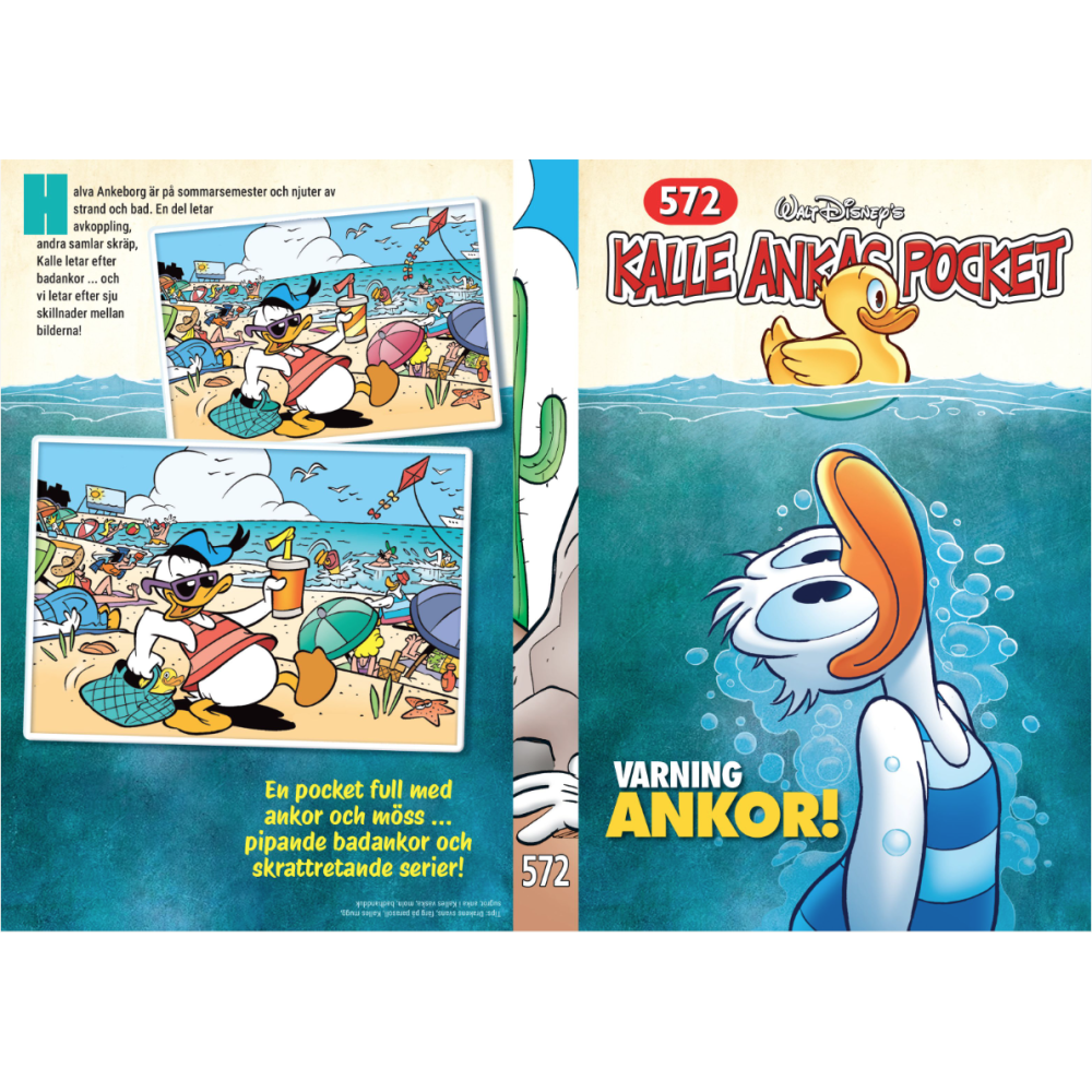 Egmont Story House Kalle Ankas Pocket 572. Varning ankor! (häftad)